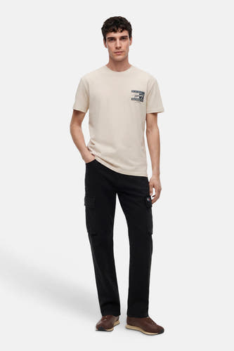 T-shirt met korte mouwen - beige