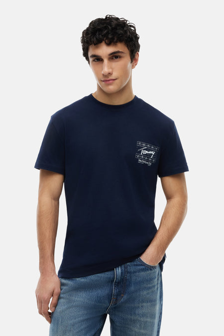 T-shirt (korte mouwen) blauw - TOMMY JEANS