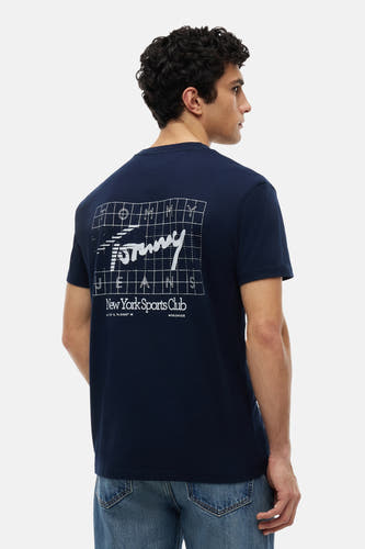 T-shirt (korte mouwen) blauw - TOMMY JEANS