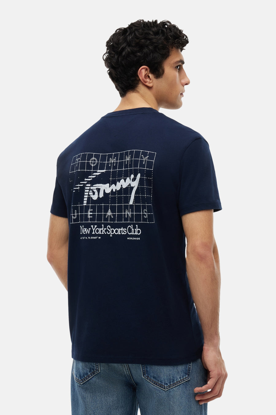 T-shirt (korte mouwen) blauw - TOMMY JEANS