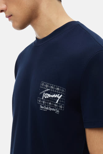 T-shirt (korte mouwen) blauw - TOMMY JEANS