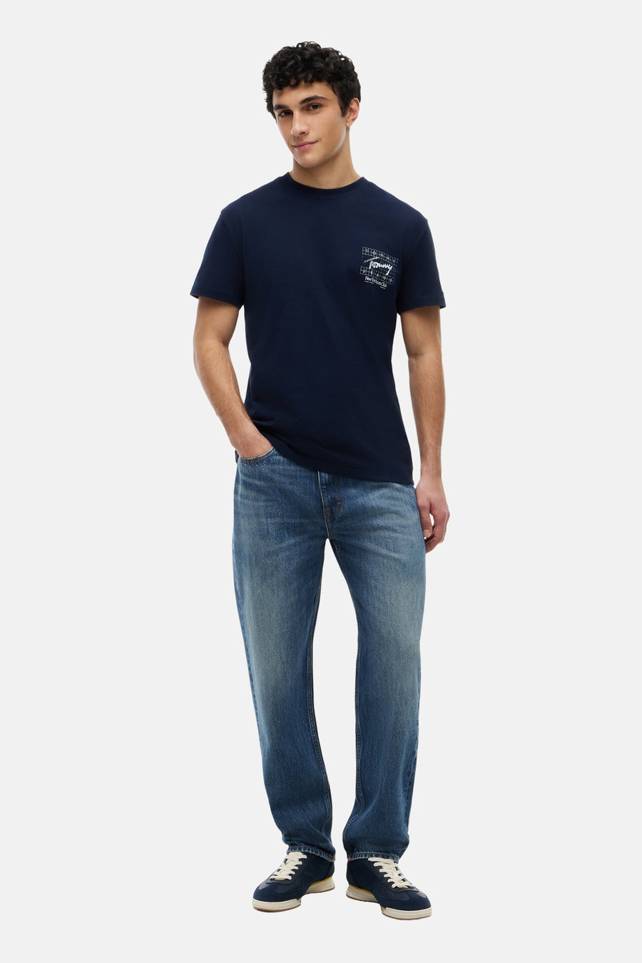 T-shirt (korte mouwen) blauw - TOMMY JEANS