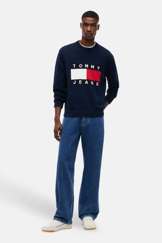 Trui met ronde hals blauw - TOMMY JEANS