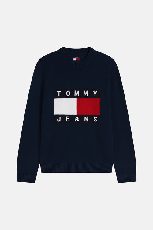 Pull O-hals - blauw