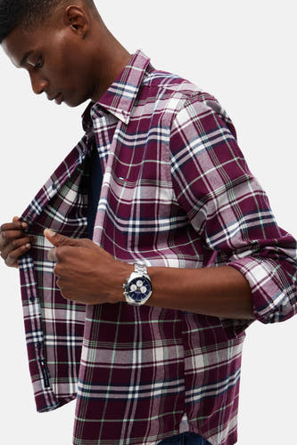 Chemise (manches longues) mauve - TOMMY JEANS