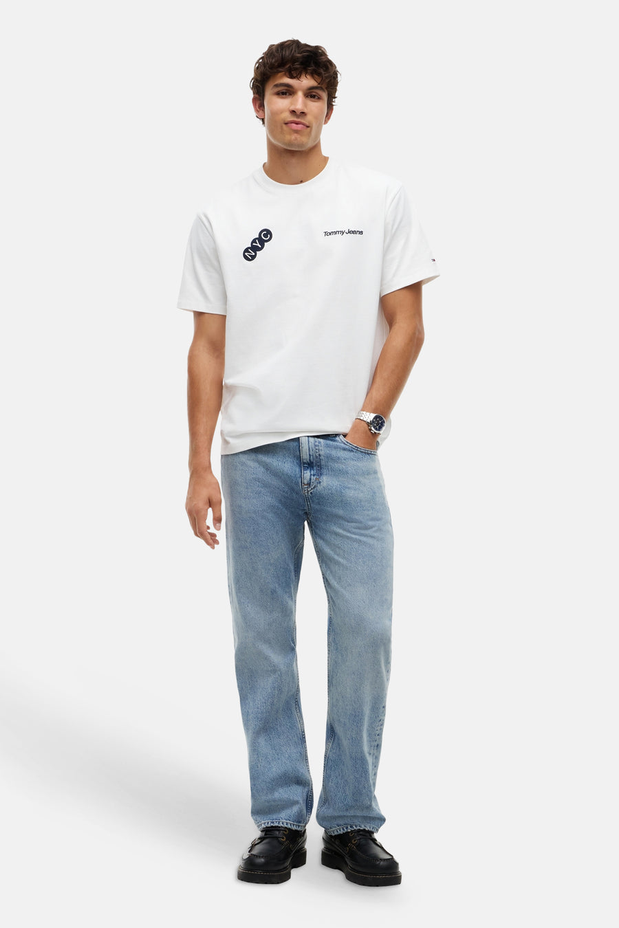 T-shirt (korte mouwen) wit - TOMMY JEANS
