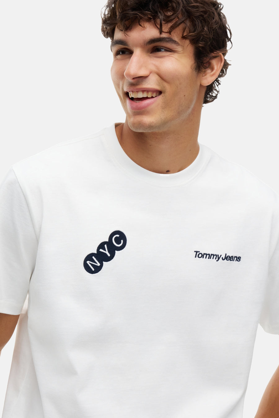 T-shirt (korte mouwen) wit - TOMMY JEANS