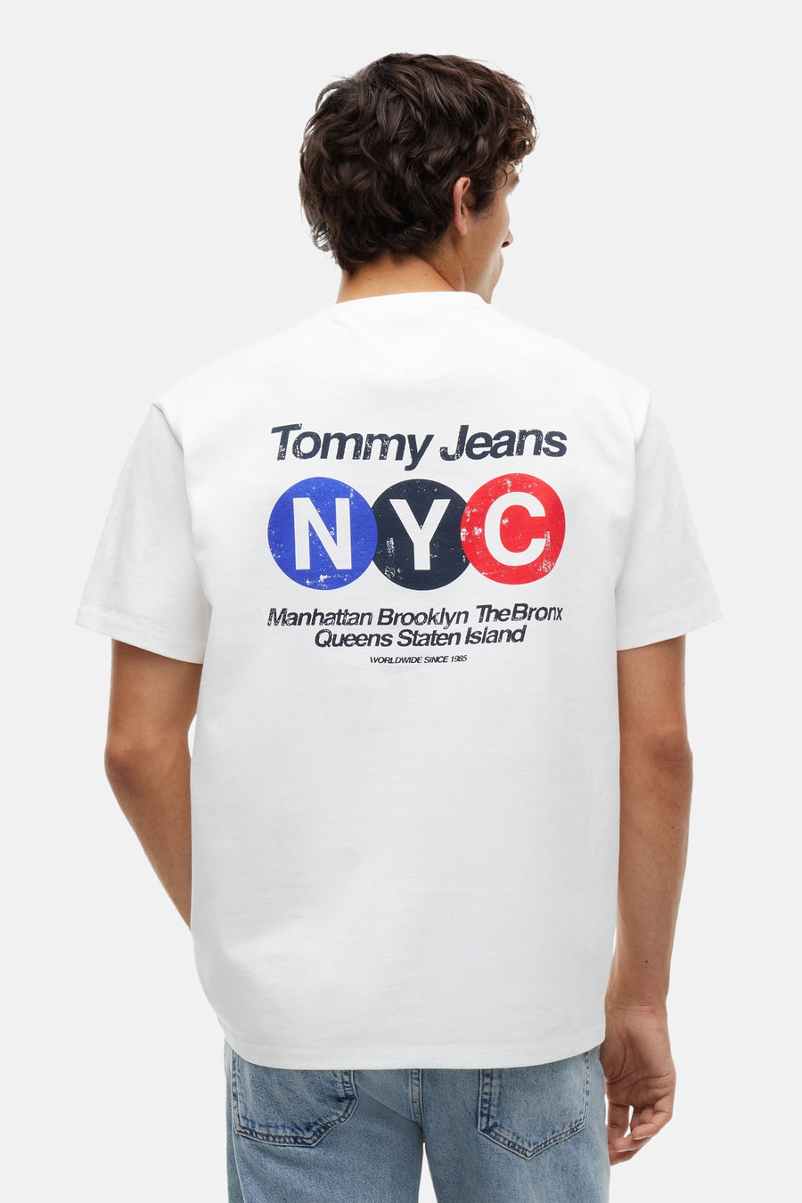 T-shirt (korte mouwen) wit - TOMMY JEANS