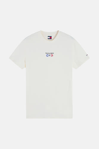 T-shirt (korte mouwen) ecru - TOMMY JEANS