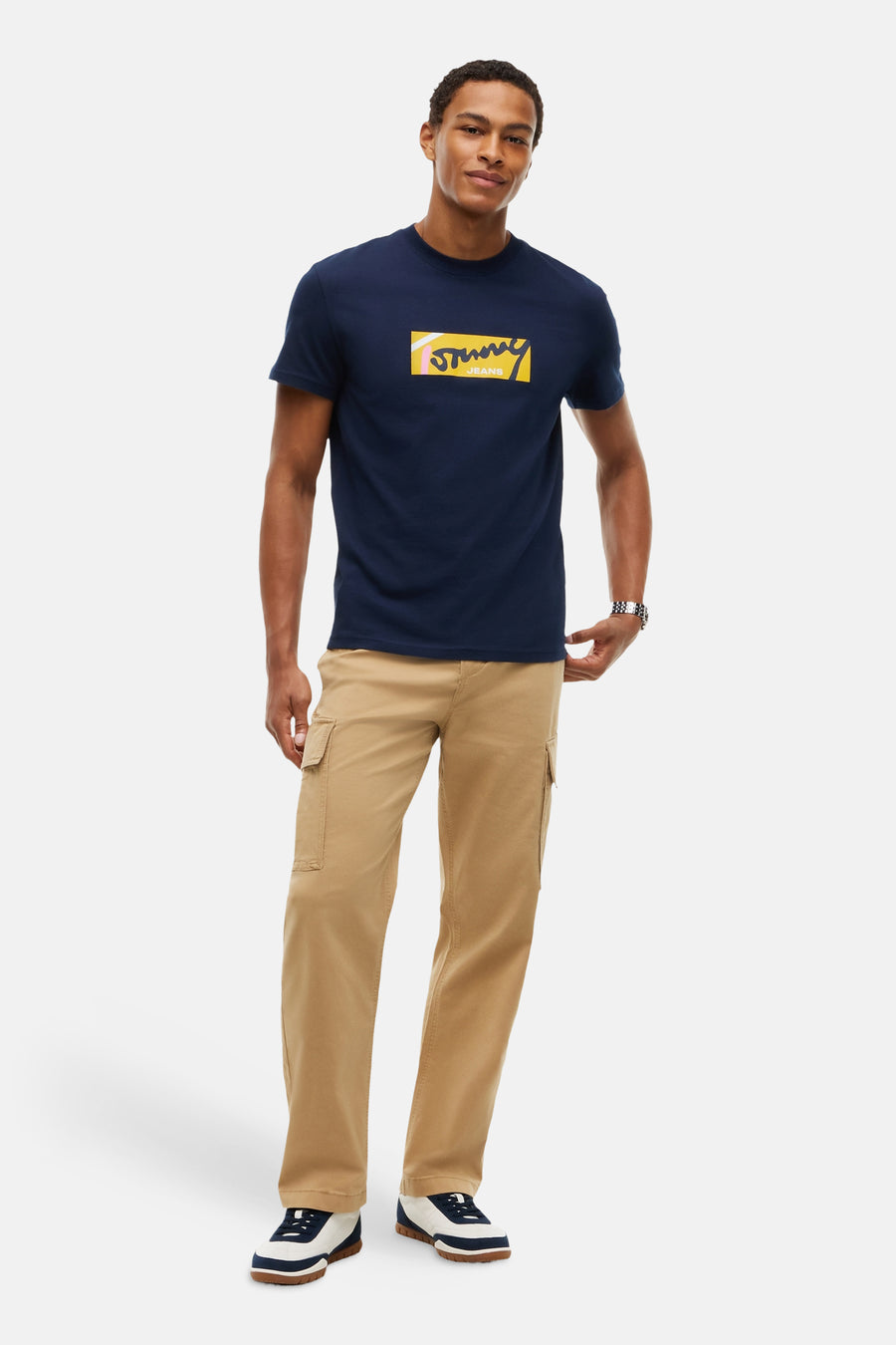 T-shirt (korte mouwen) blauw - TOMMY JEANS