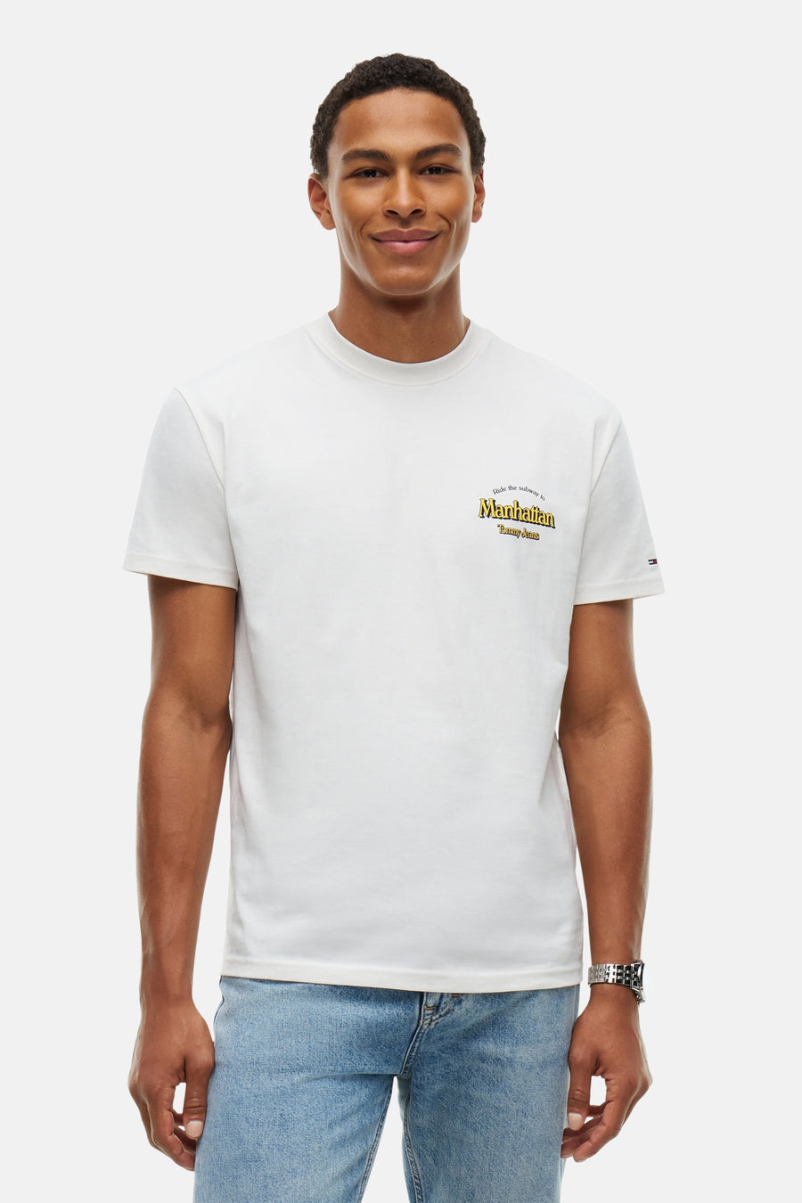 T-shirt (korte mouwen) wit - TOMMY JEANS