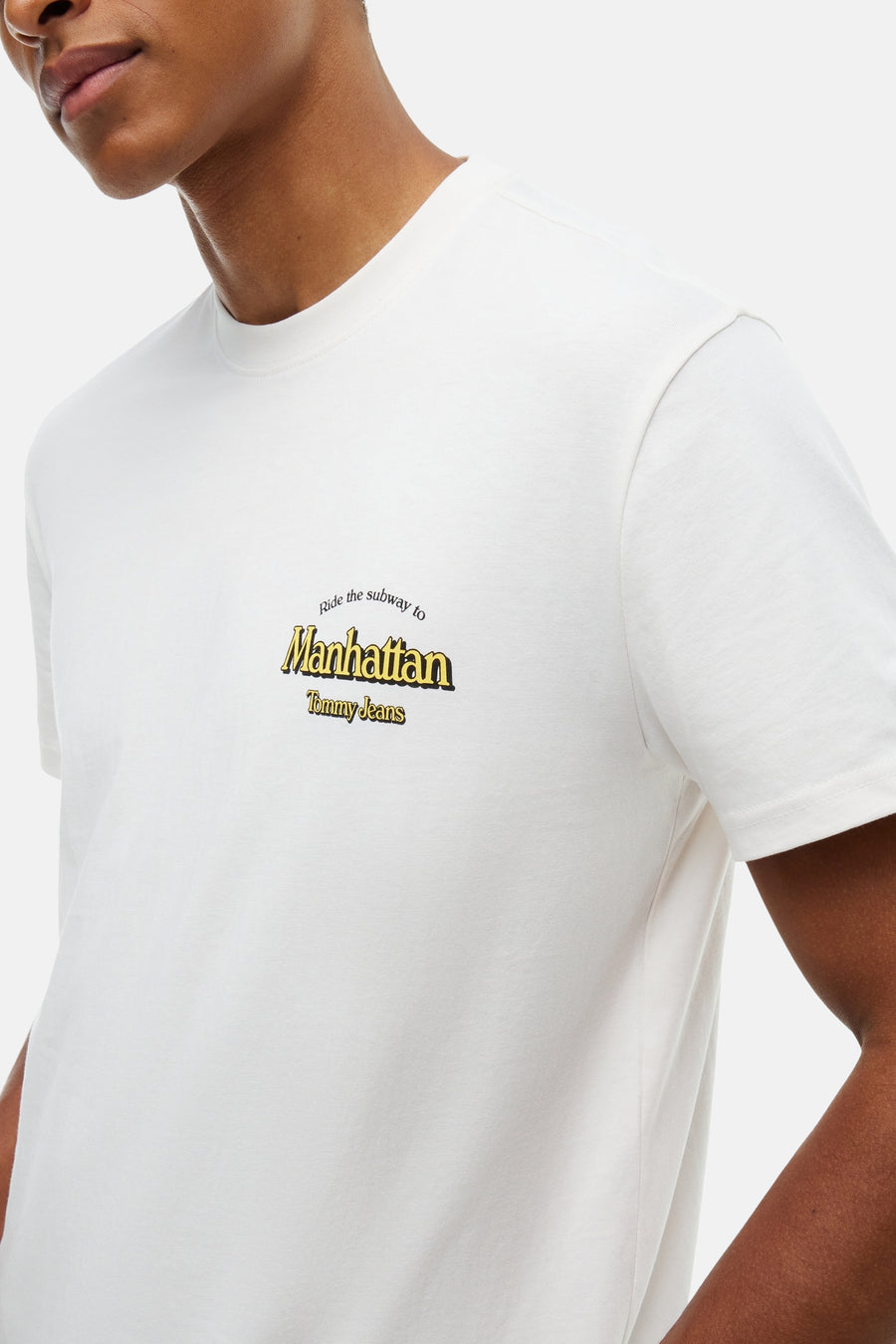 T-shirt (korte mouwen) wit - TOMMY JEANS