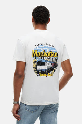 T-shirt (korte mouwen) wit - TOMMY JEANS