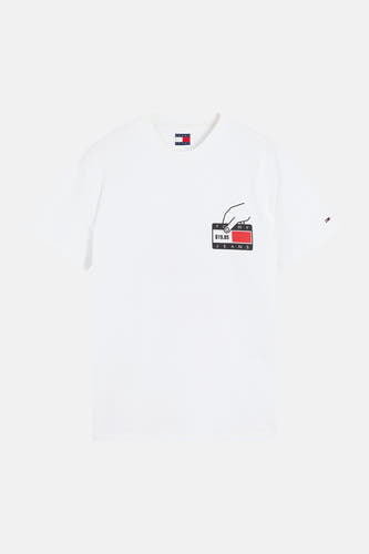 T-shirt (korte mouwen) ecru - TOMMY JEANS