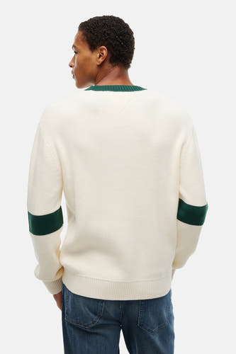 Trui met ronde hals beige - TOMMY JEANS