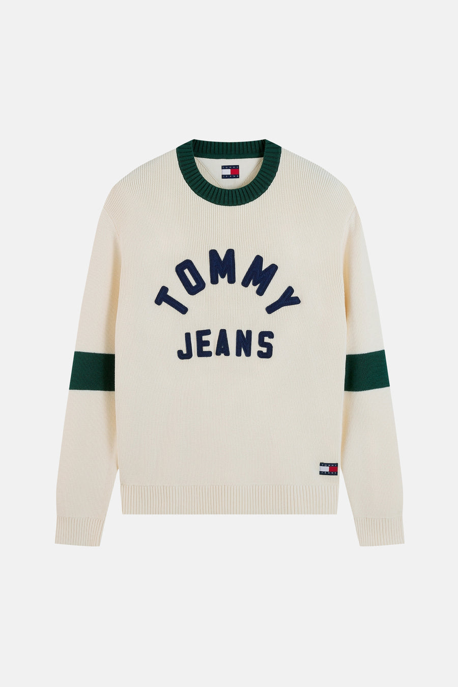 Trui met ronde hals beige - TOMMY JEANS