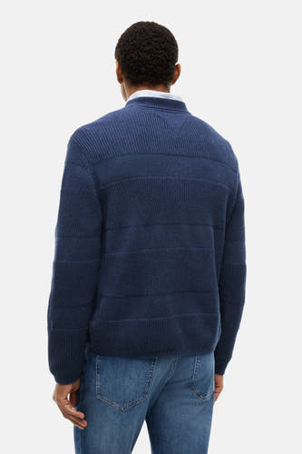 Pull O-hals - blauw