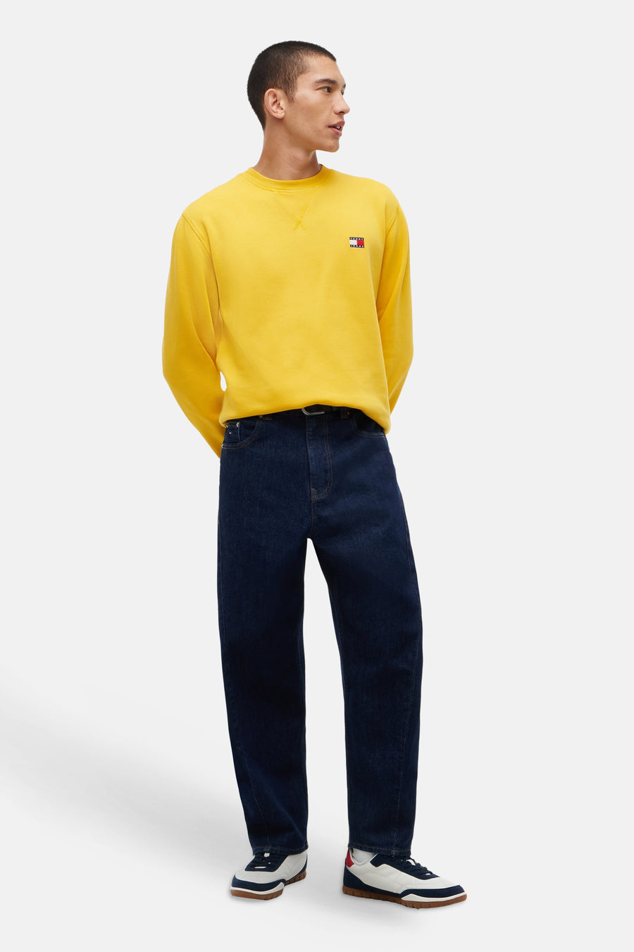 Sweat col O jaune - TOMMY JEANS