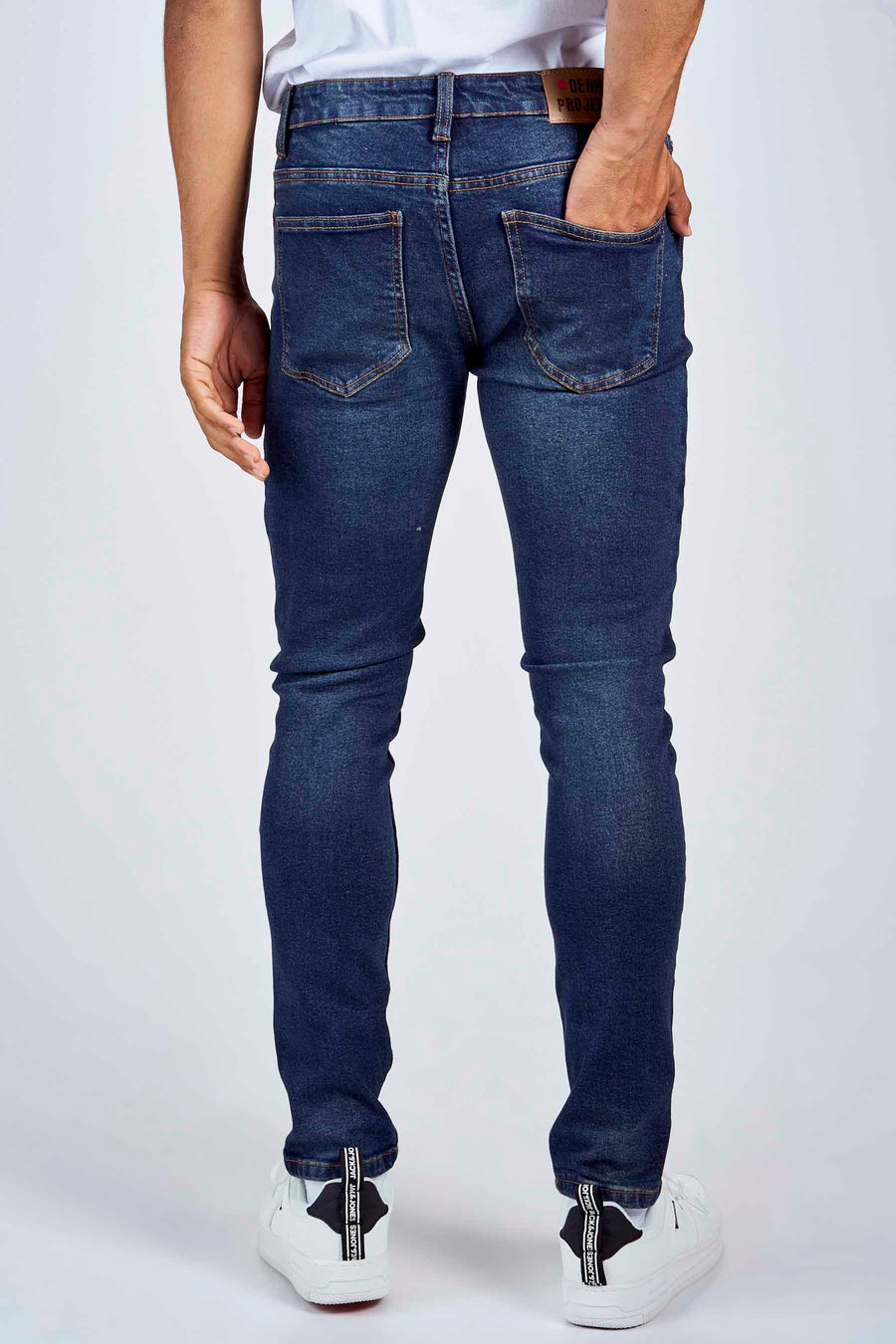 Slim jeans - mid blue denim