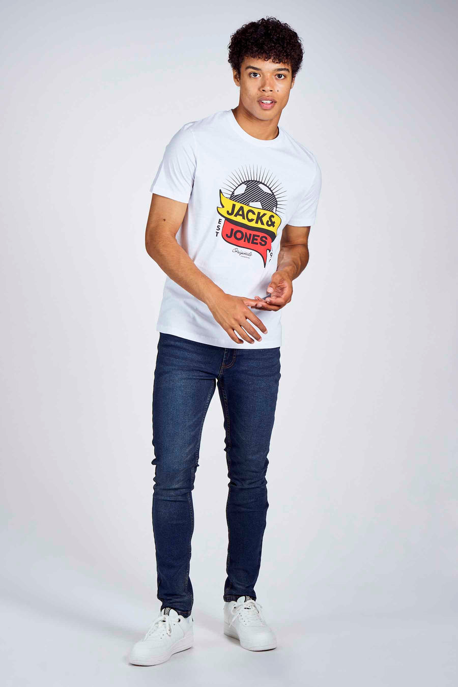 Slim jeans - mid blue denim
