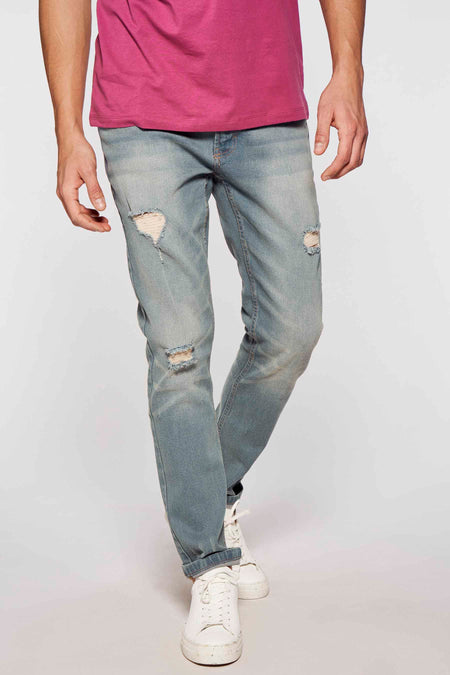 Slim jeans - light blue denim