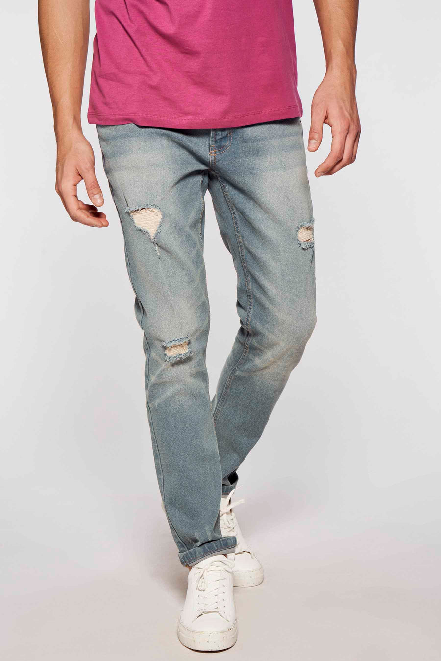 Slim jeans - light blue denim - DENIM PROJECT