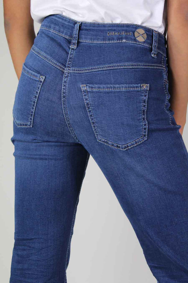 Jeans straight Mid blue denim - MAC
