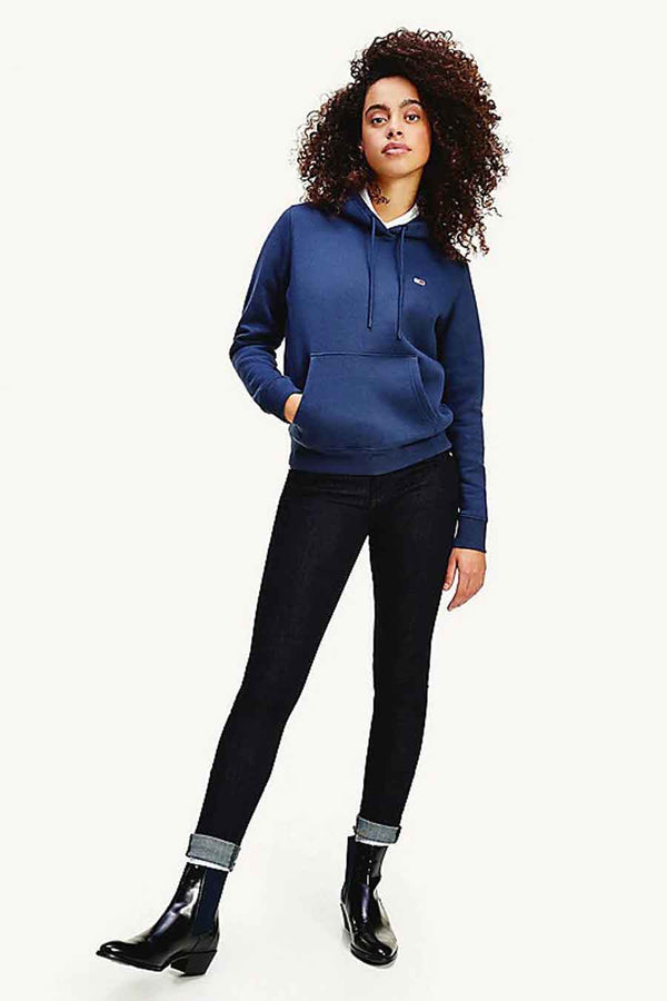 Sweater met kap Blauw - 67844