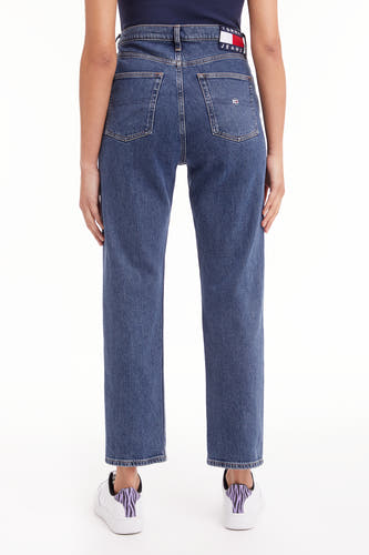 Straight jeans - mid blue denim