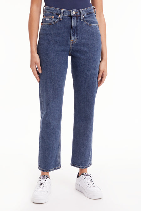 Jean droit - denim bleu moyen