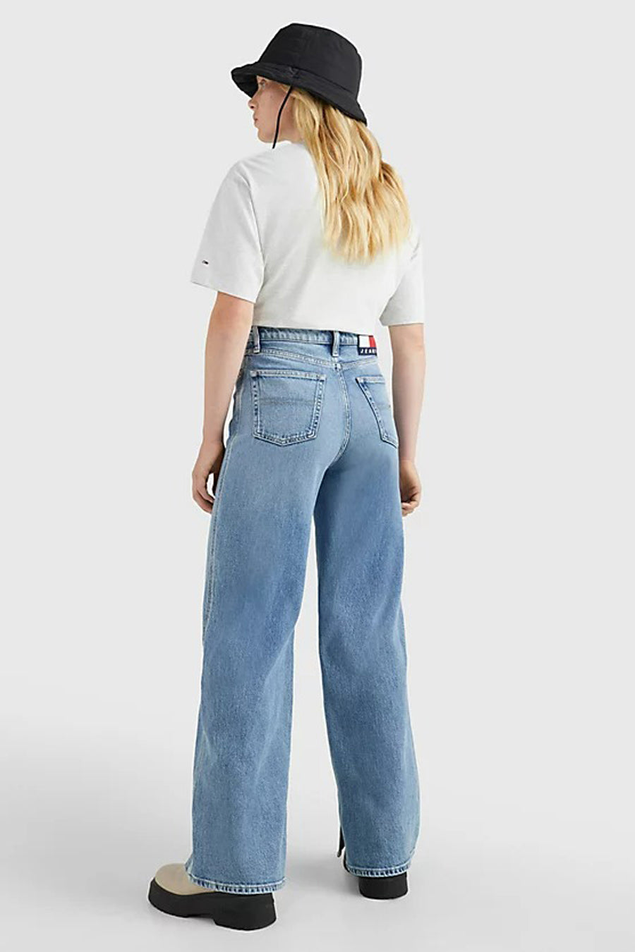 Wide jeans - light blue denim