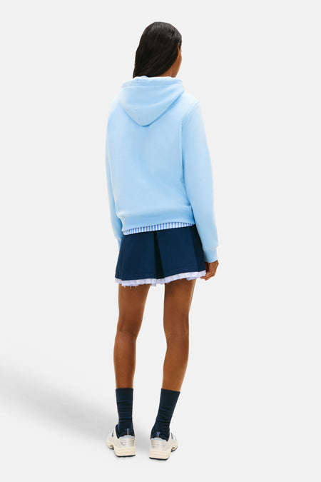 Sweater met kap - blauw