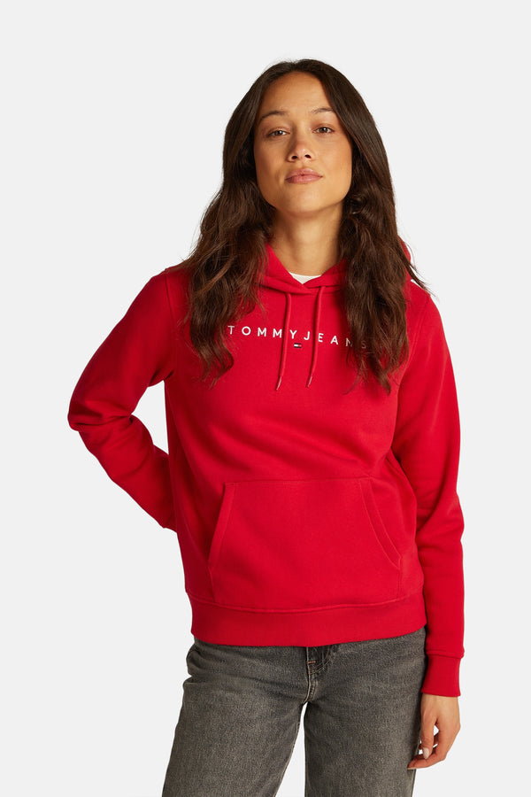 Sweater met kap Rood - TOMMY JEANS