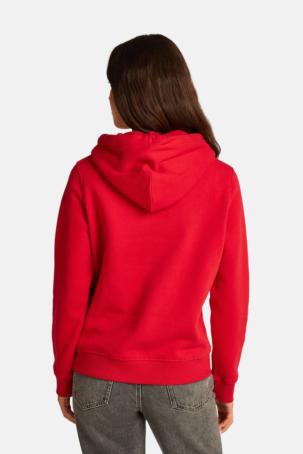 Sweater met kap Rood - TOMMY JEANS