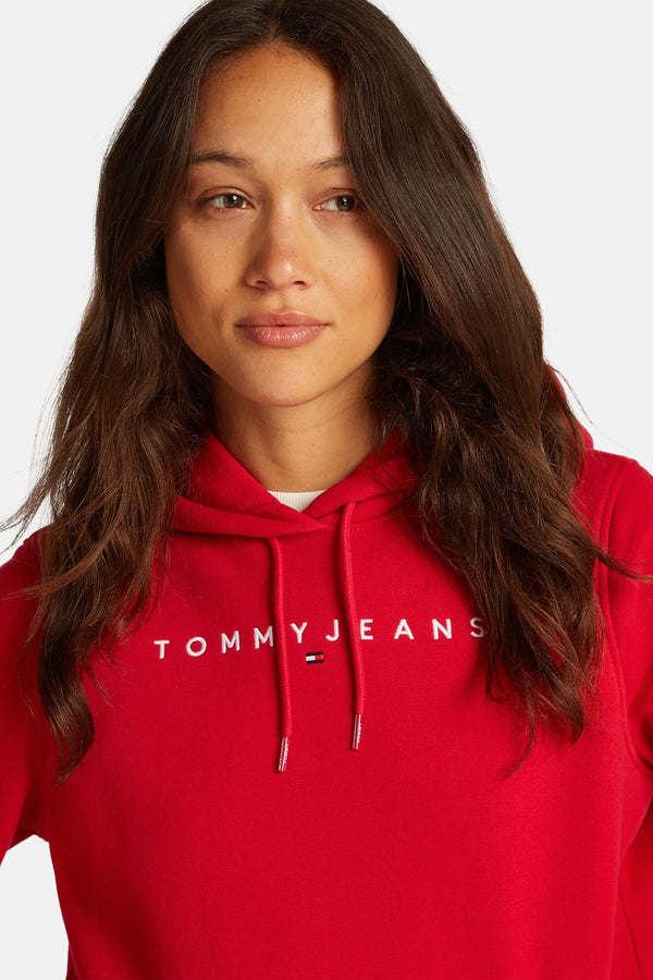 Sweater met kap Rood - TOMMY JEANS