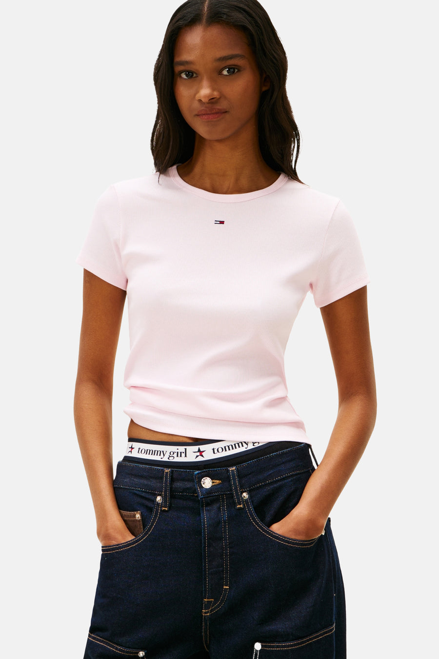 Top (korte mouwen) roze - TOMMY JEANS - TOMMY JEANS