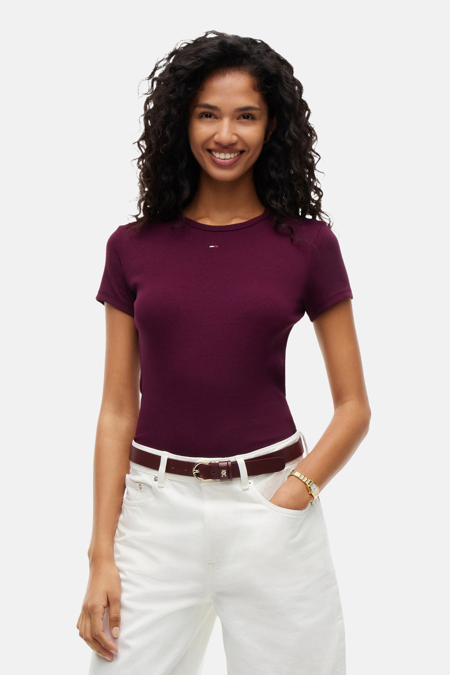 T-shirt met korte mouwen - Paars