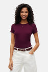 T-shirt met korte mouwen - Paars