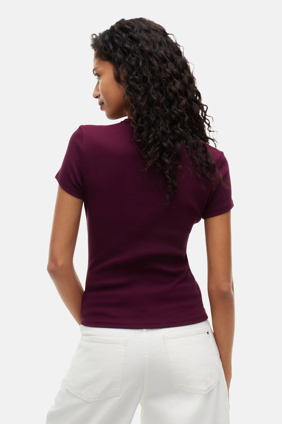 T-shirt met korte mouwen - Paars