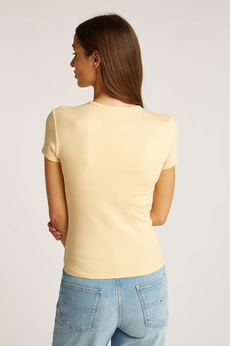 Top (korte mouwen) Geel - TOMMY JEANS