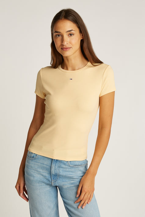T-shirt met korte mouwen - geel