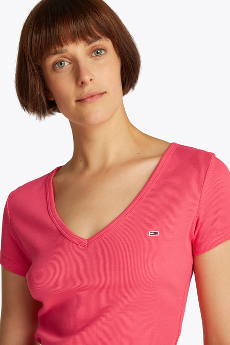 Top (korte mouwen) Roze - TOMMY JEANS