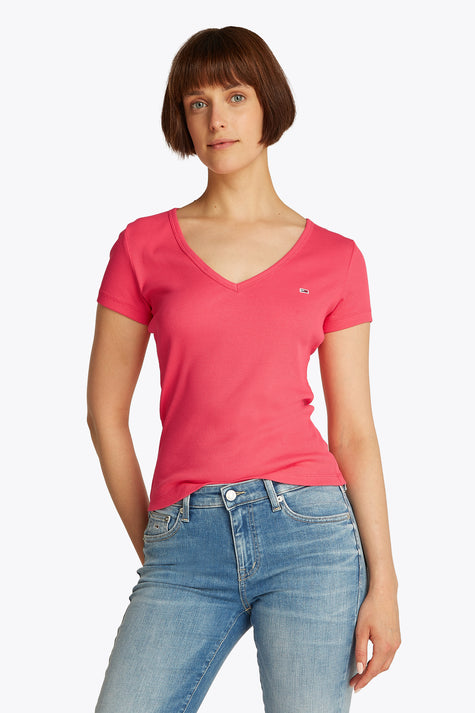 Top (korte mouwen) Roze - TOMMY JEANS