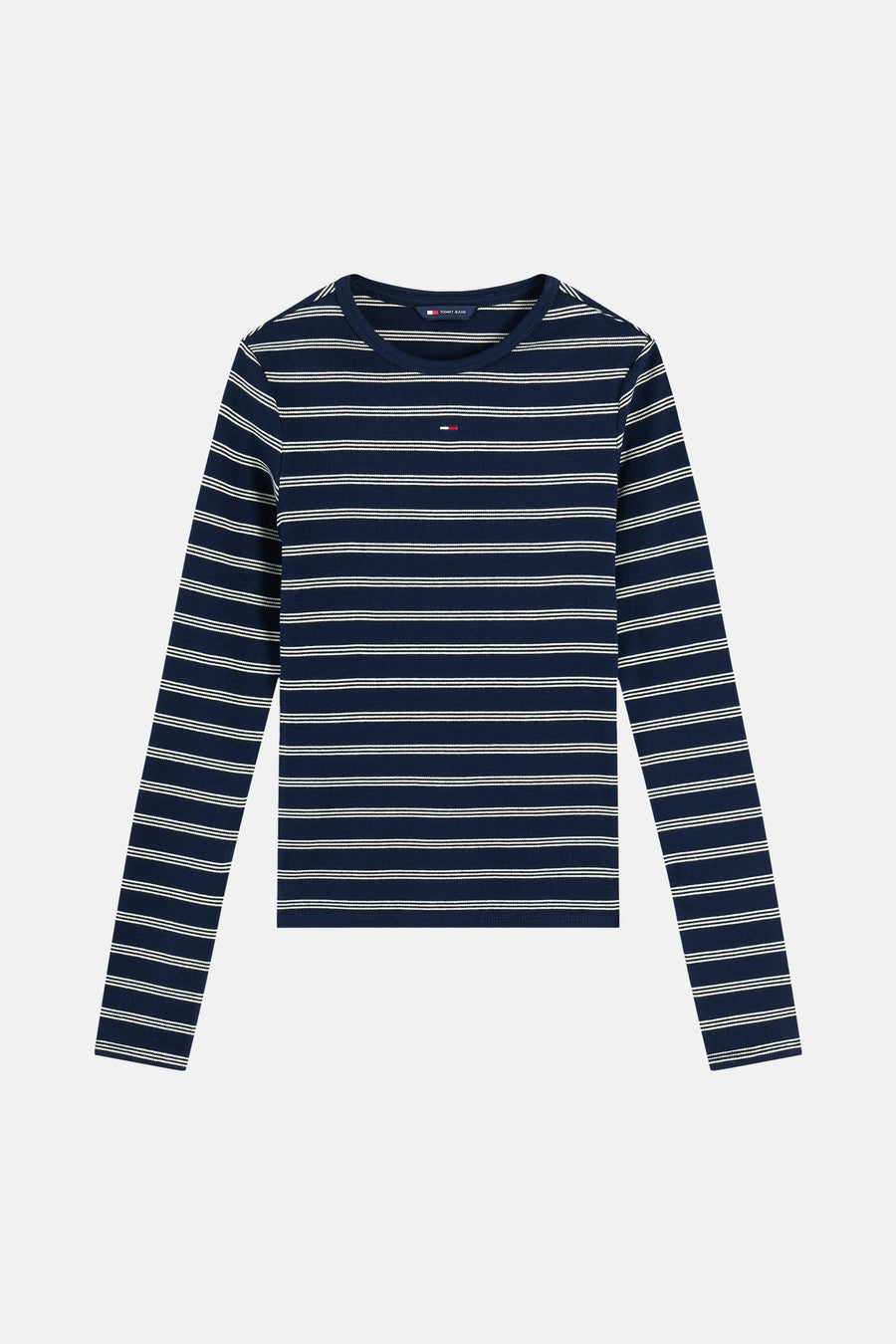 Top uni manche longue bleu - TOMMY JEANS