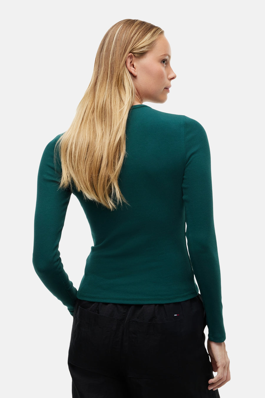 Top (lange mouwen) groen - TOMMY JEANS