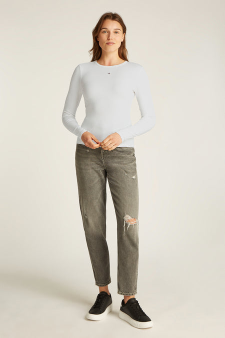 Top (lange mouwen) Wit - TOMMY JEANS