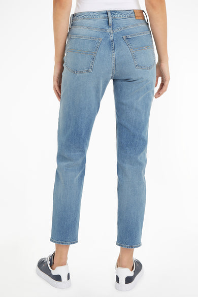 IZZIE ANKLE - mid blue denim