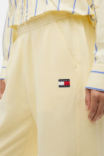 Top uni manche courte jaune - TOMMY JEANS