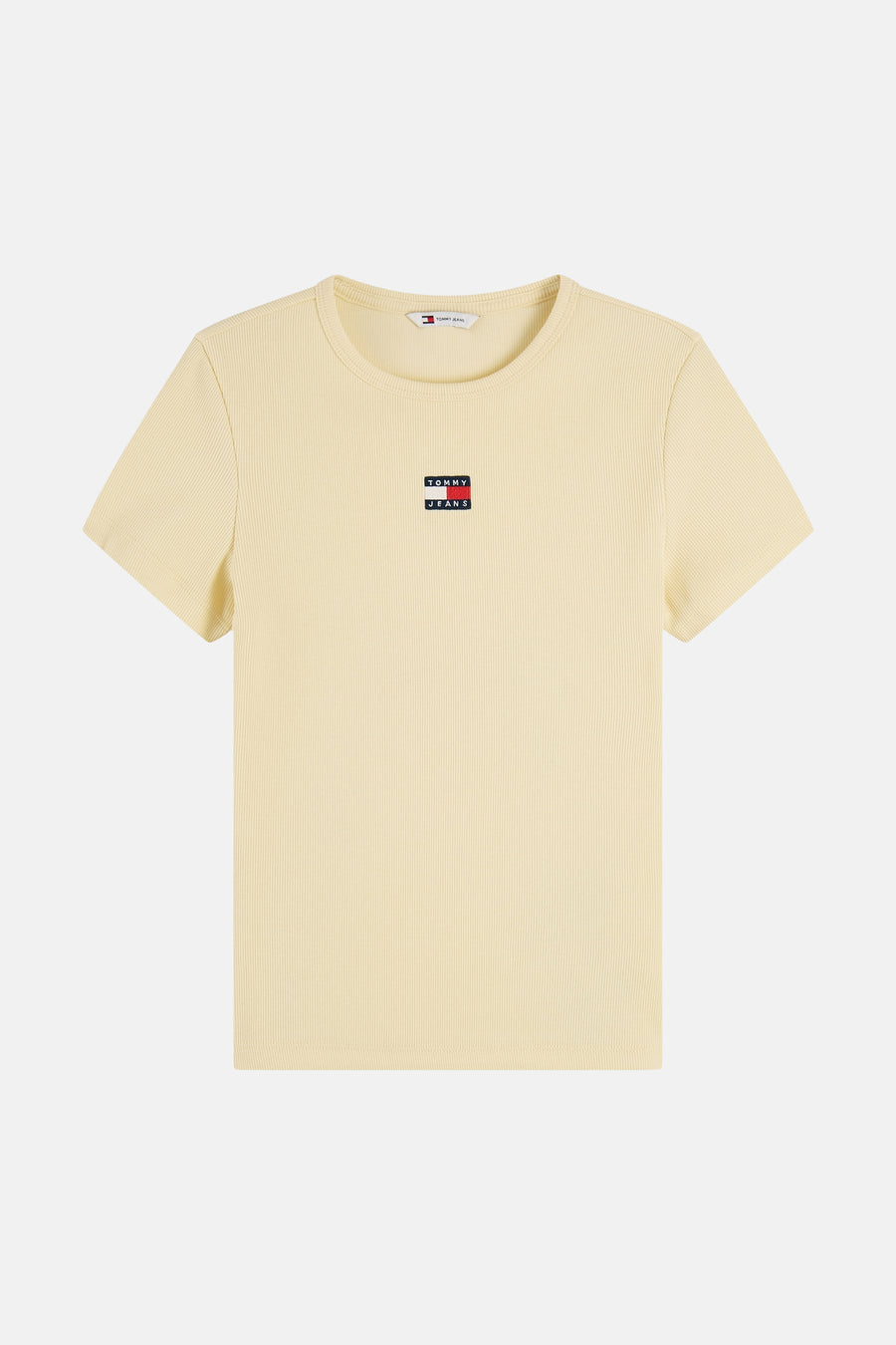 Top uni manche courte jaune - TOMMY JEANS