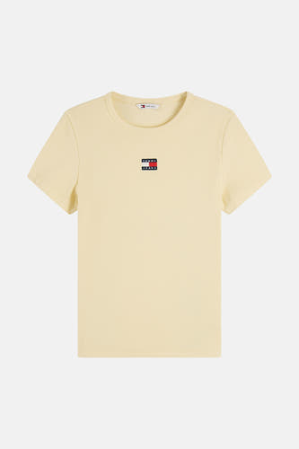 T-shirt met korte mouwen - geel